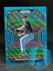 2021 Panini Prizm Jonathan Stiever #68 Teal Wave Prizm Chicago White Sox